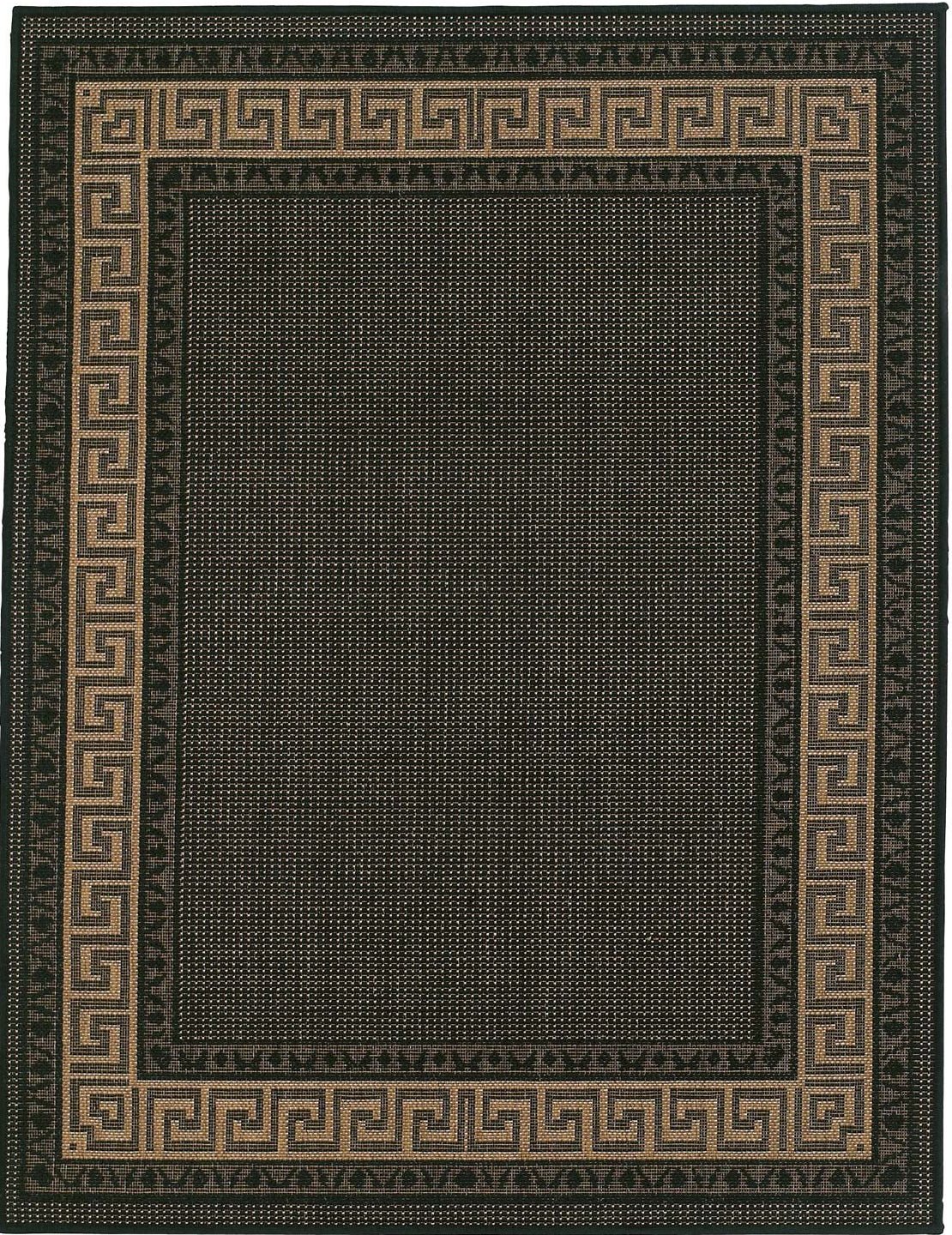 Greek Key Black Rug LoveRugs
