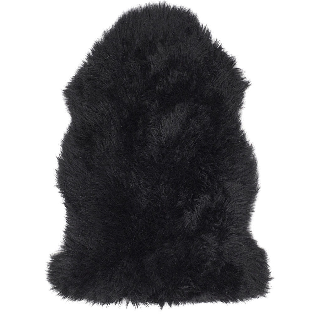 Phoenox Sheepskin Black Rug LoveRugs