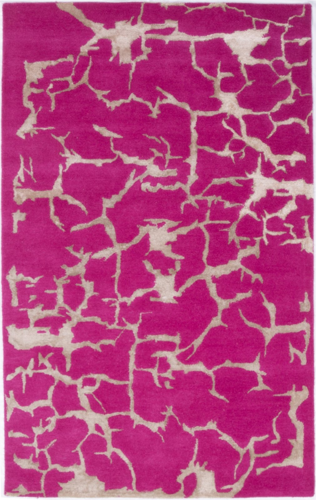 Pink Silver Streaks Rug LoveRugs