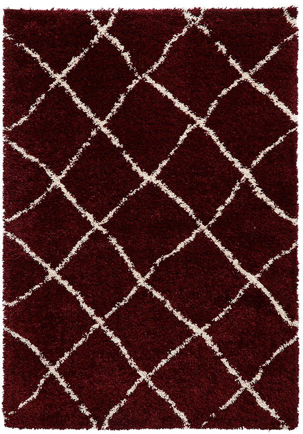 Scandi Berber G257 Red/Cream Rug LoveRugs