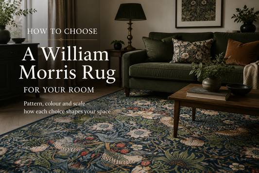 How to Choose a William Morris Rug for Your Room