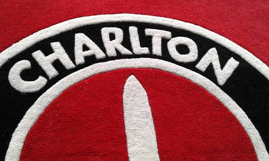 Sports Logo Rug – Charlton Athletic Custom Logo Rug (Soccer) - Love-Rugs
