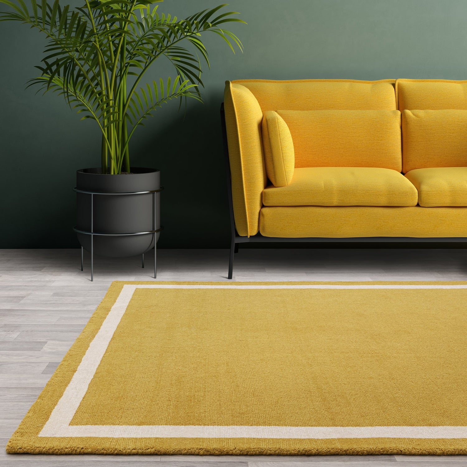 Yellow Wool Rugs