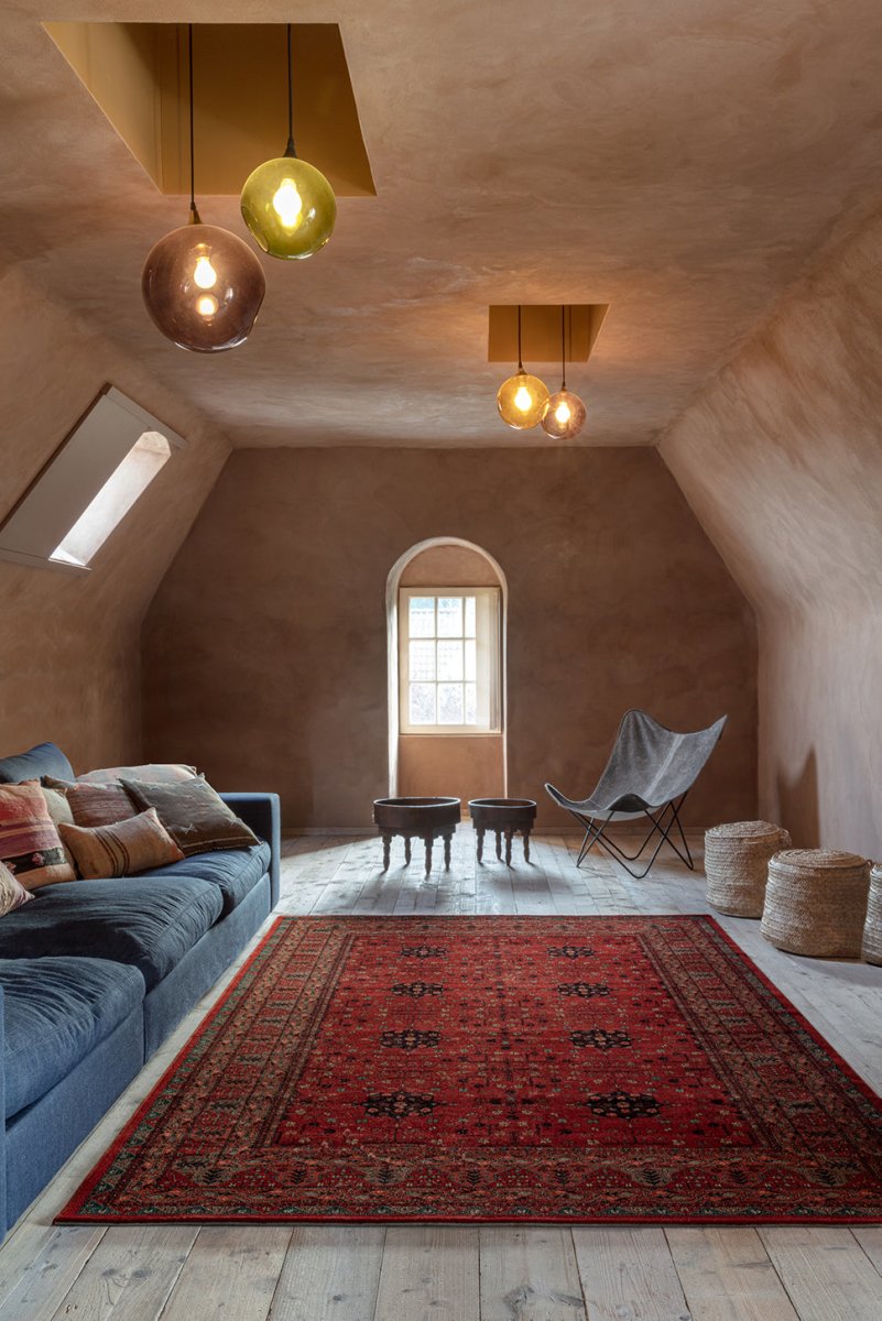 Traditional Wool Kashqai machine-made rug