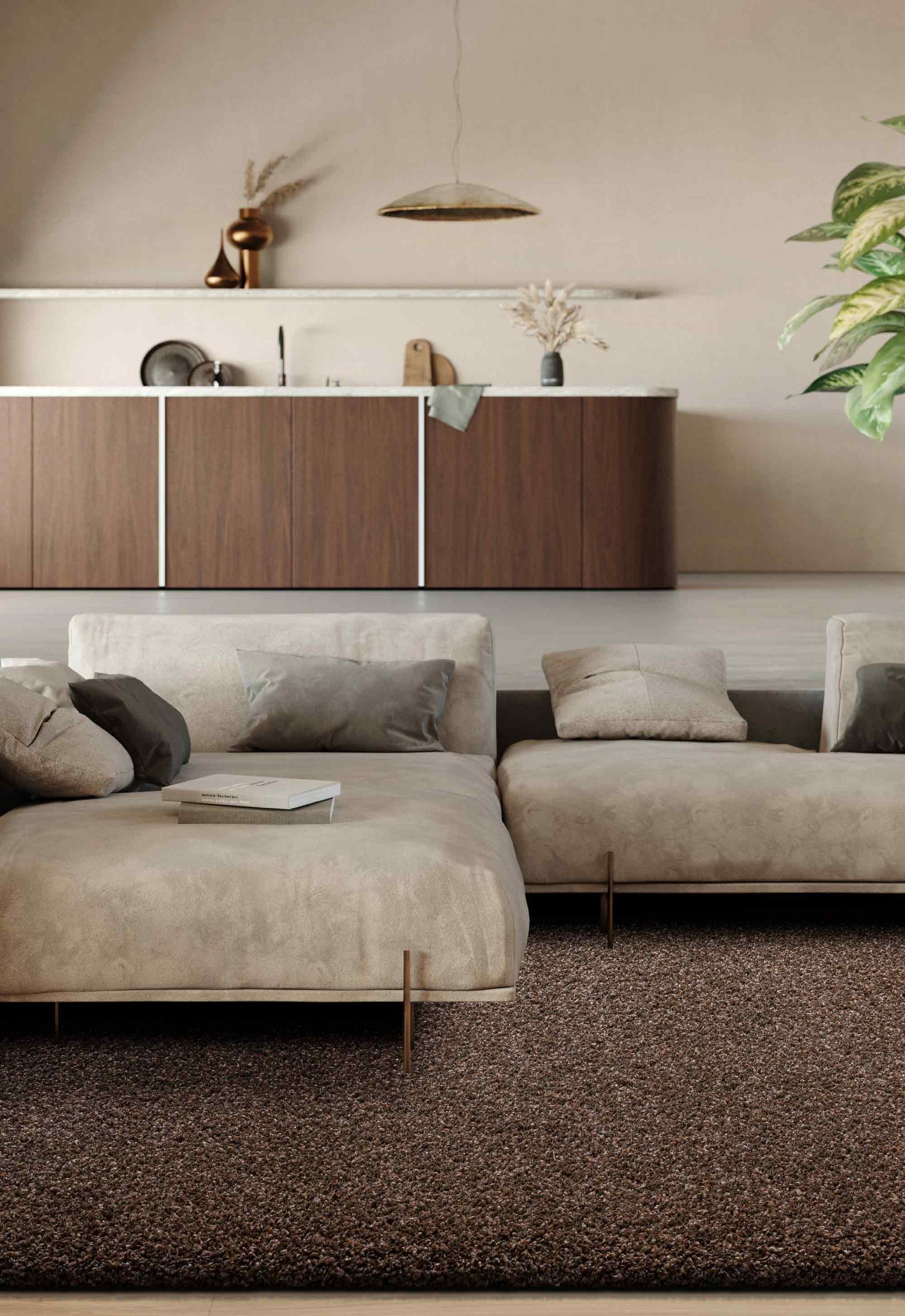Brown Shaggy Rugs