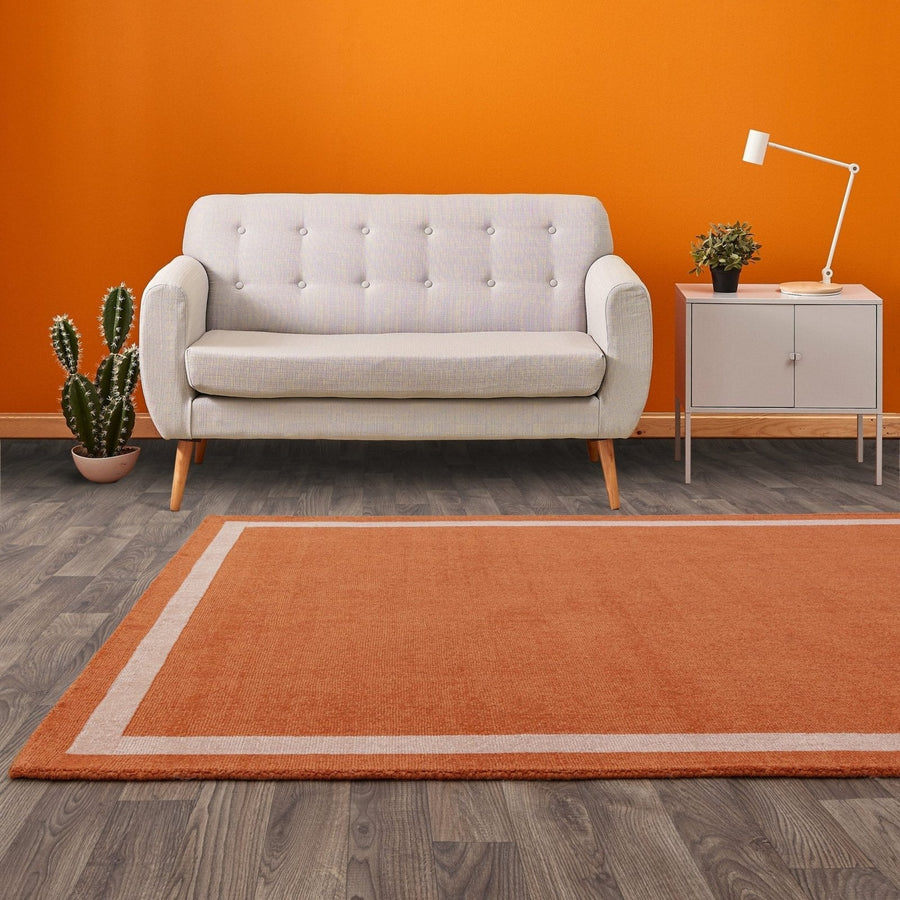 Orange Wool Rugs