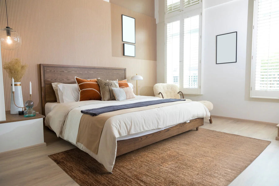 Discover our collection of plain brown rugs, ideal for adding warmth and a natural feel to any room. These rugs come in various shades from rich chocolate to light tan, providing a versatile foundation that complements any décor style.