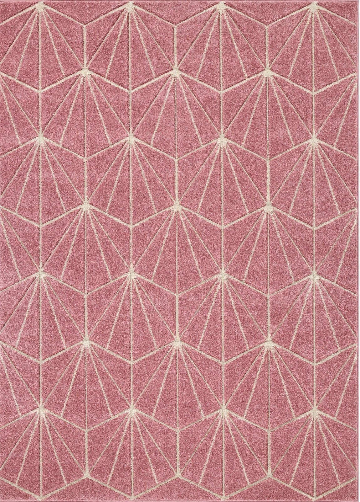 Geometric Pink Rugs