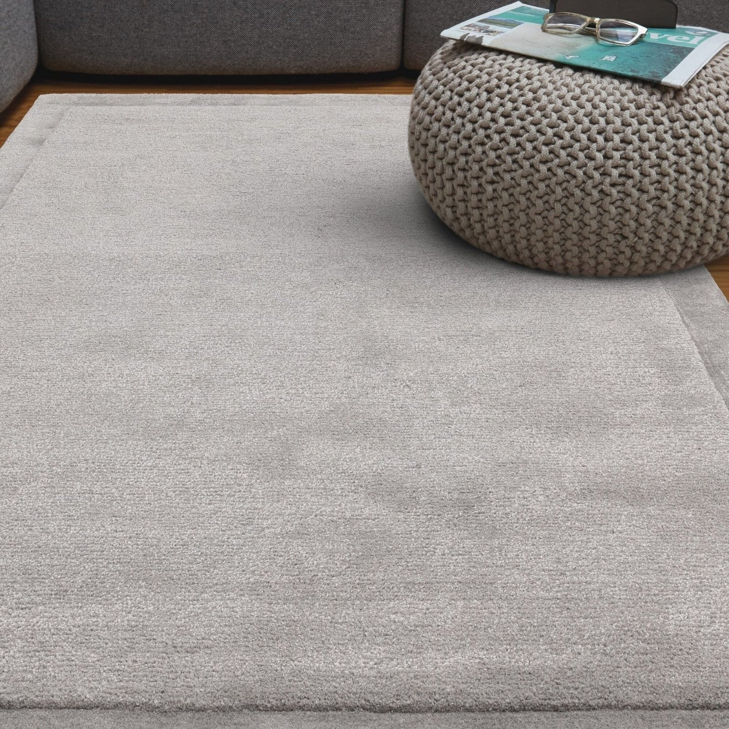 Silver Wool Rugs