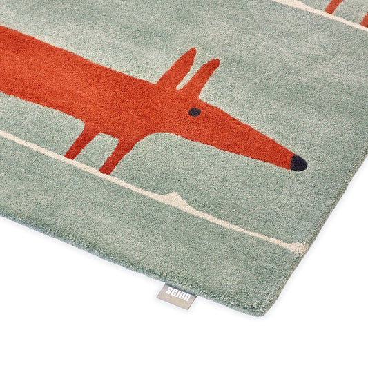 Scion Mr Fox Mint/Poppy 025313 Rug alternate image