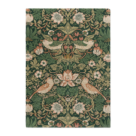 Morris & Co Strawberry Thief 027707 Forest Rug