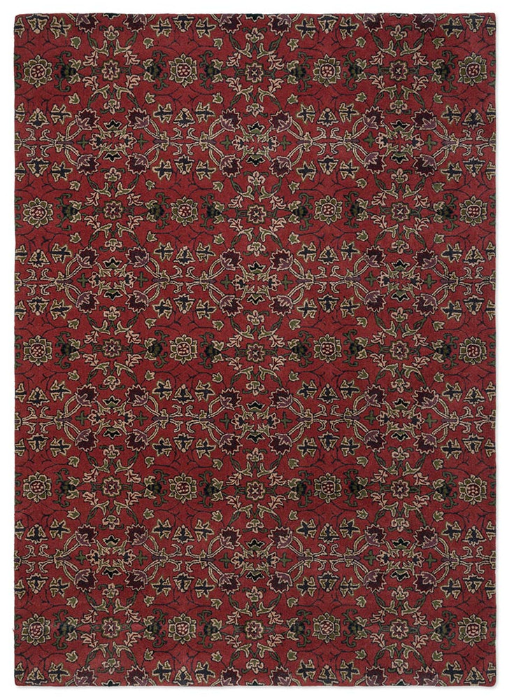 Morris & Co Morhun Persian Scroll Plum 130603 Rug