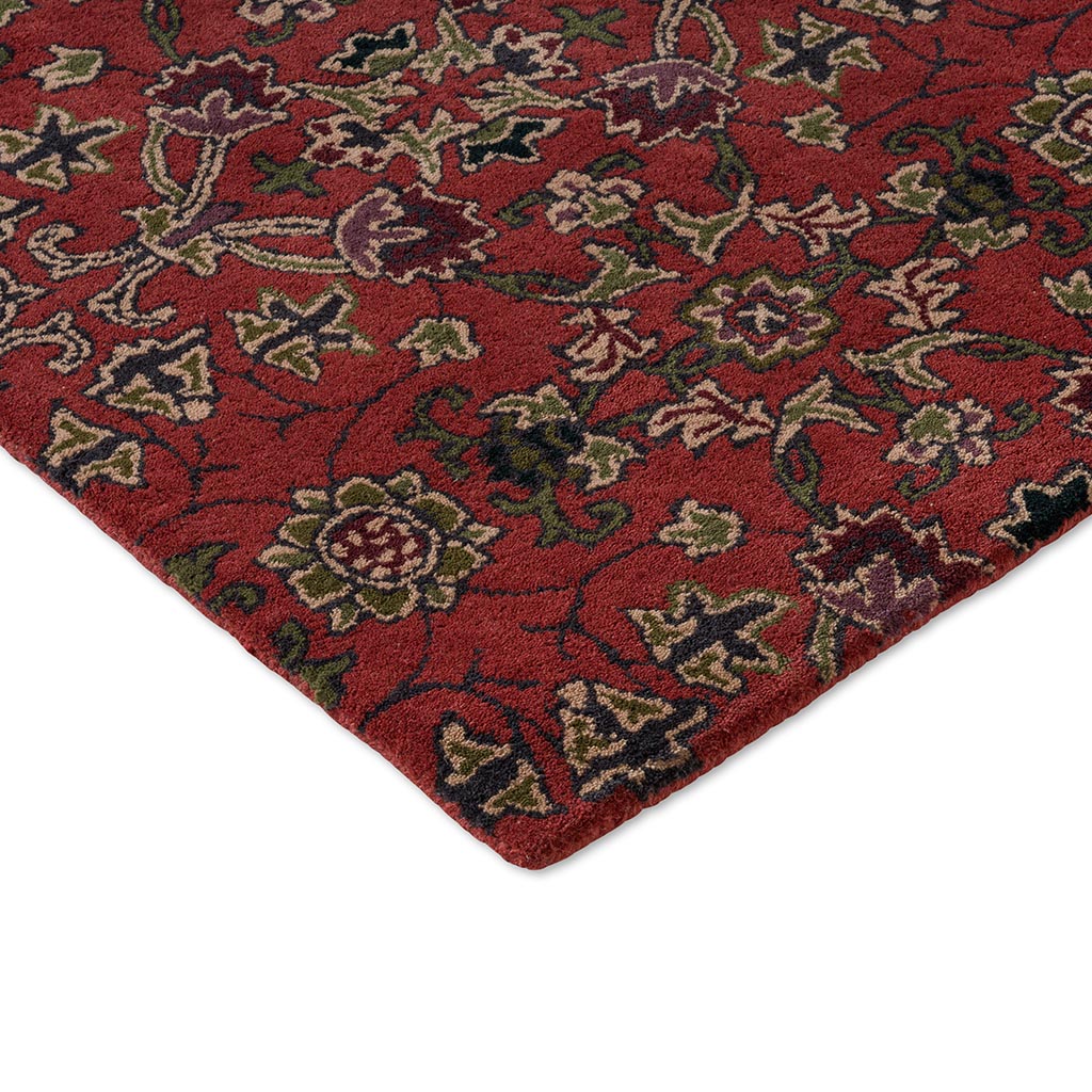 Morris & Co Morhun Persian Scroll Plum 130603 Rug