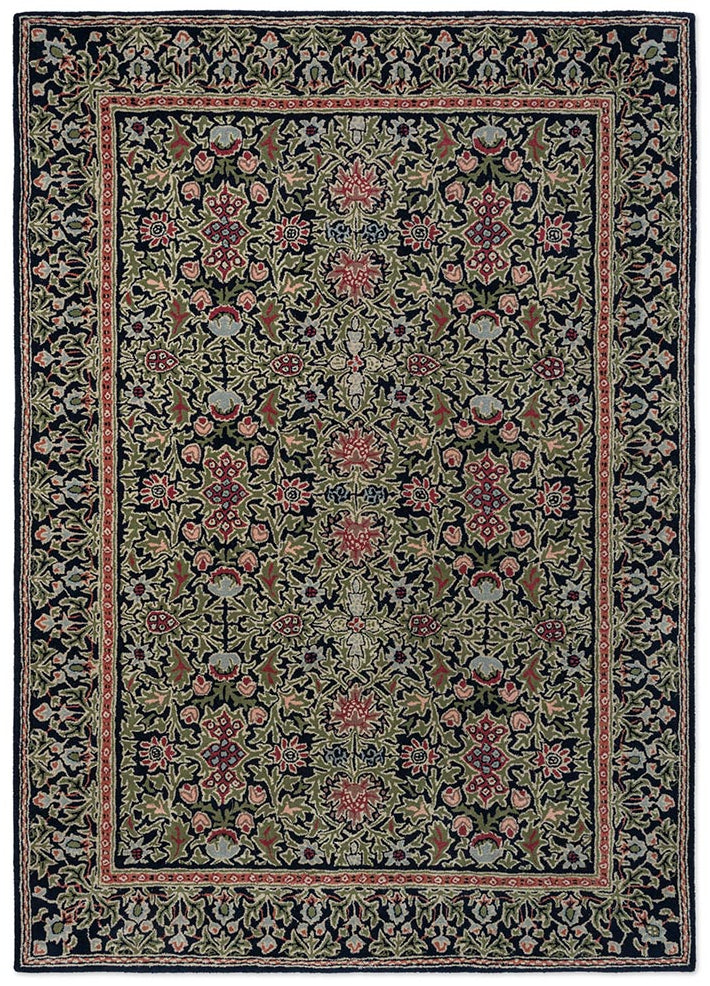 Morris & Co Morhun Wilton Weave Indigo 130808 Rug