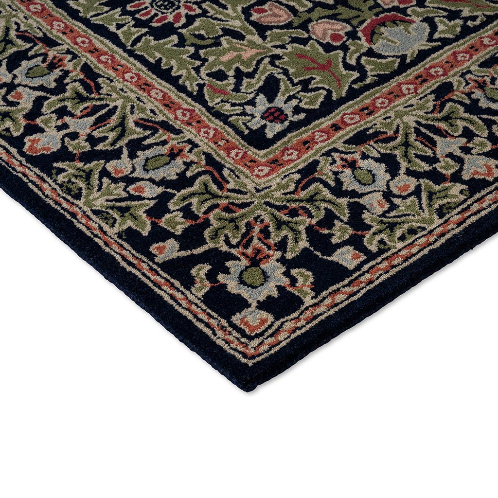 Morris & Co Morhun Wilton Weave Indigo 130808 Rug