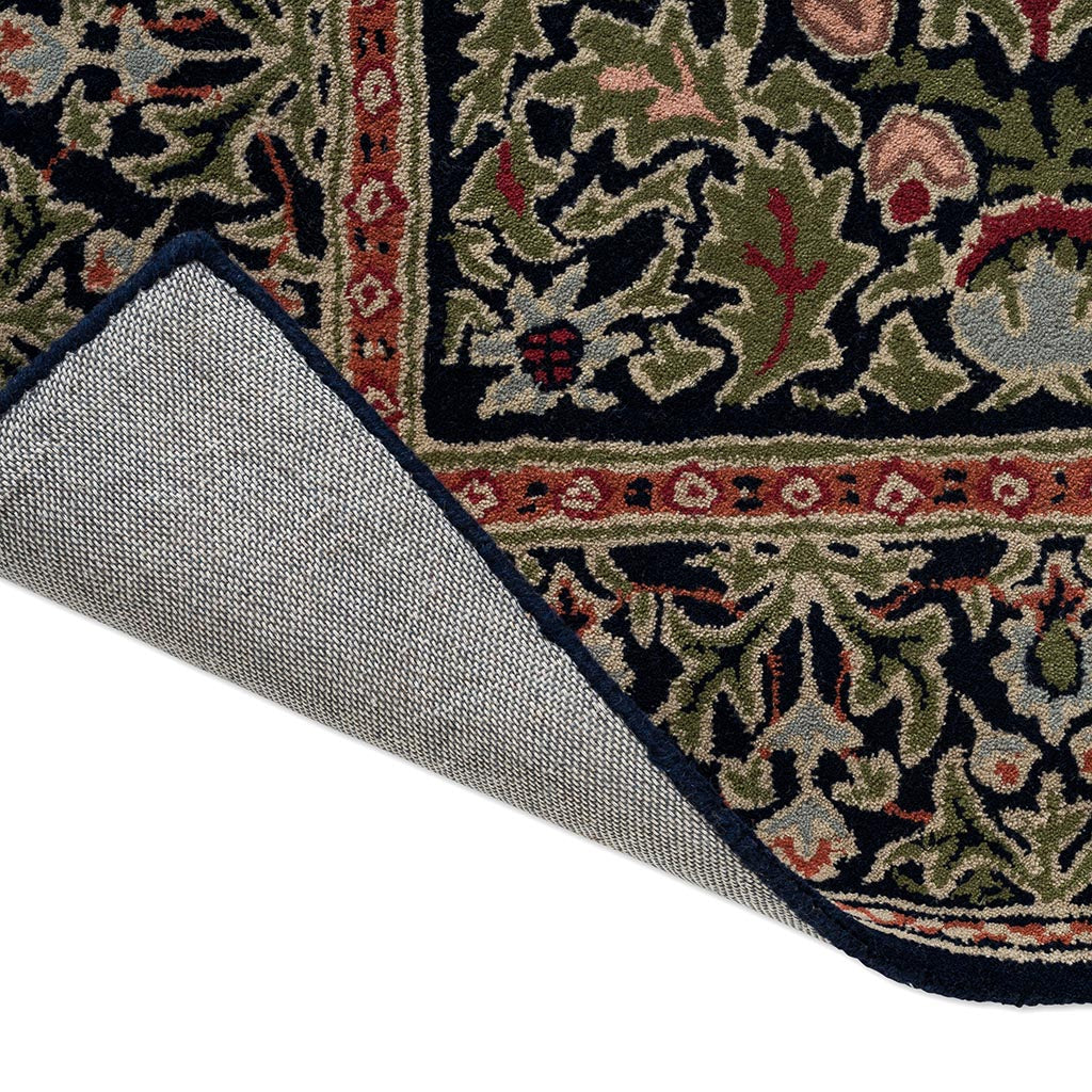 Morris & Co Morhun Wilton Weave Indigo 130808 Rug