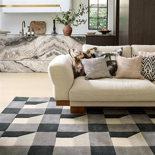 Harlequin Blocks Slate 141904 Rug LS2 alternate image