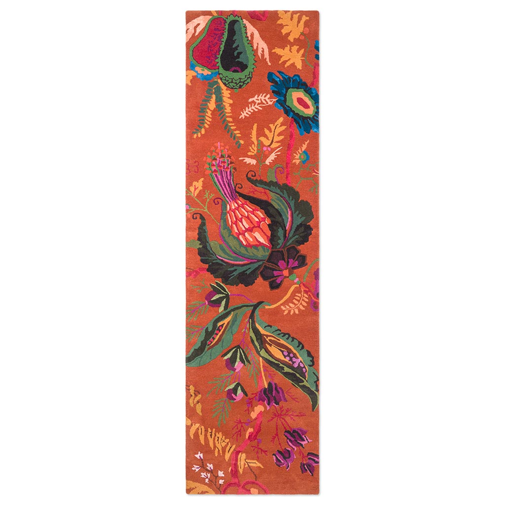 Harlequin Wonderland Floral Amber/Lapis 144713 Runner Rug