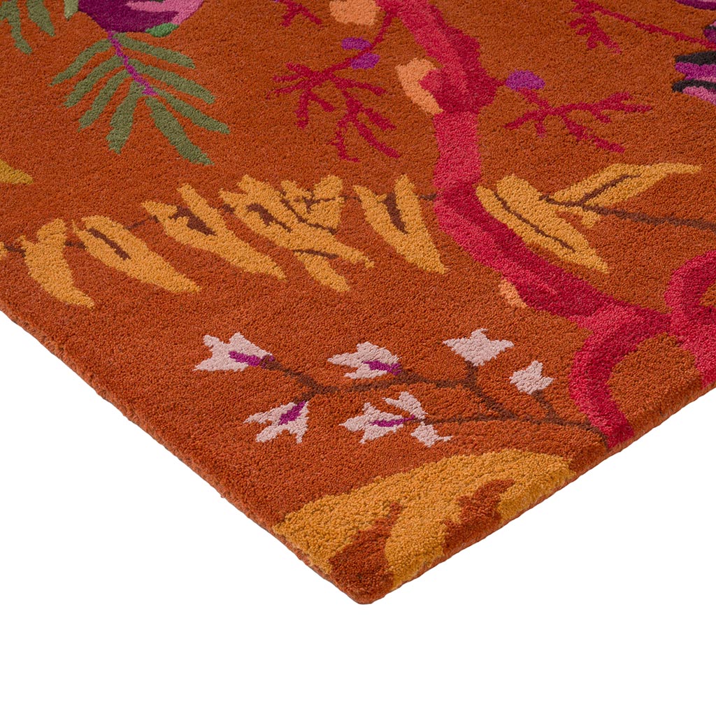 Harlequin Wonderland Floral Amber/Lapis 144713 Runner Rug