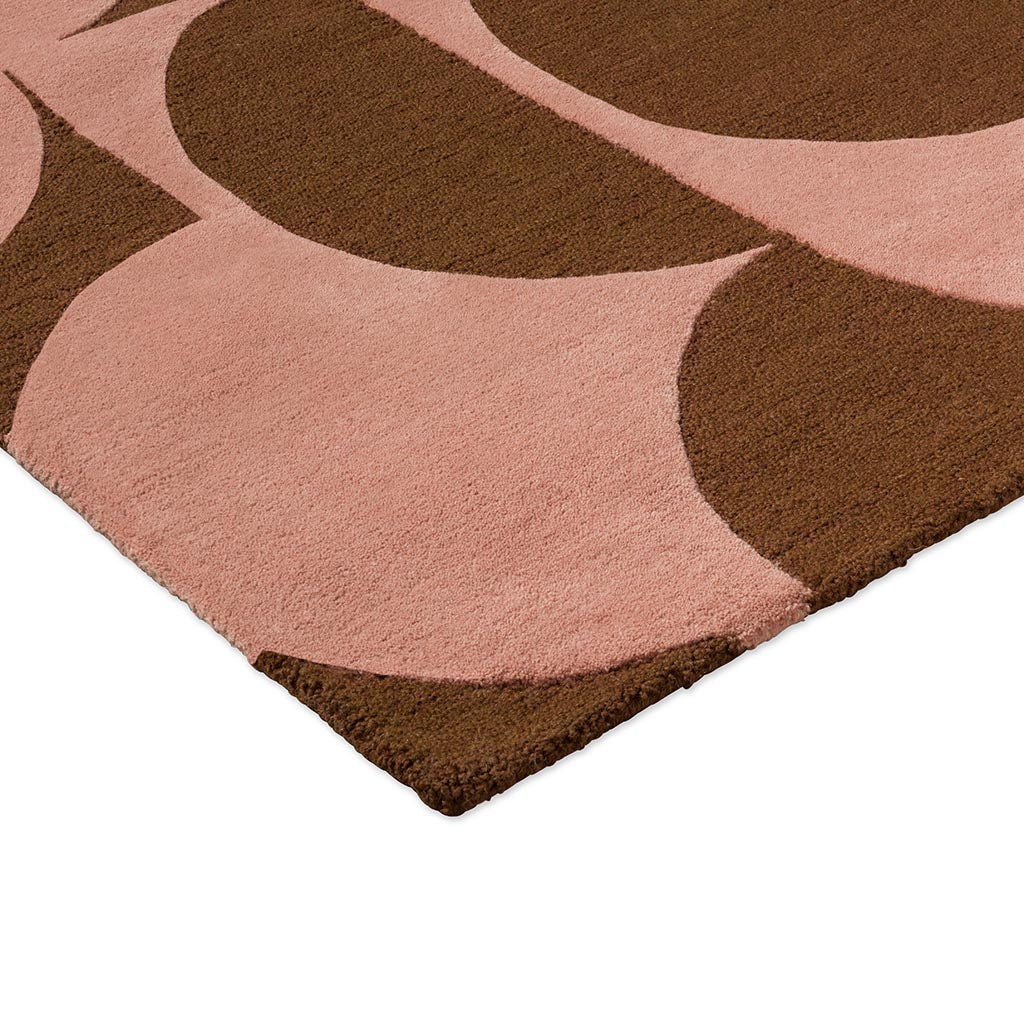 Orla Kiely Prism Flower Pink/Terracotta 158002 Rug