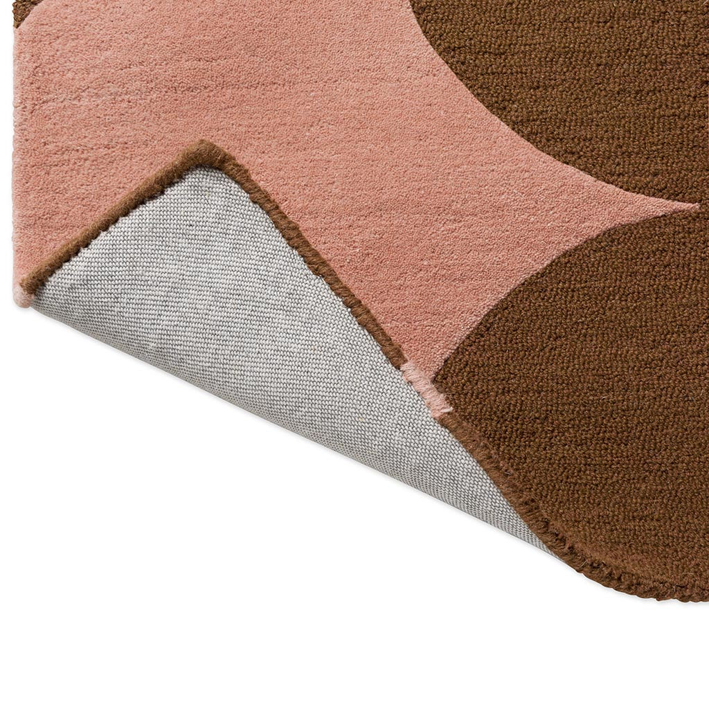 Orla Kiely Prism Flower Pink/Terracotta 158002 Rug