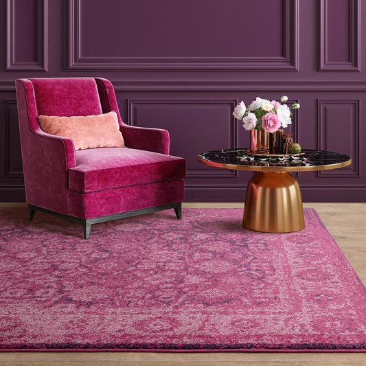 Muse MU28 Harlequin Pink Rug - Love-Rugs alternate image