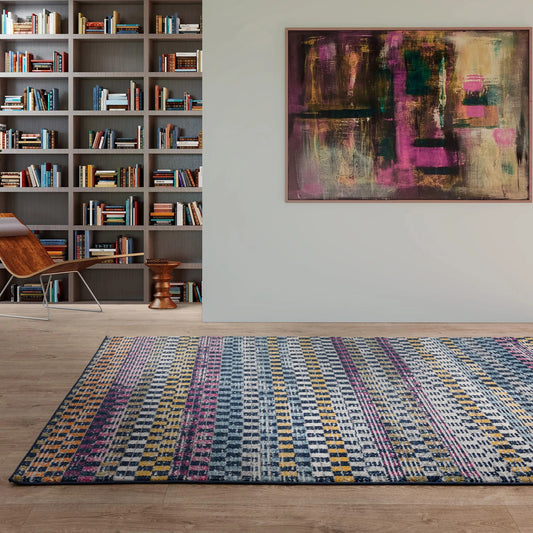 Muse MU30 Check Bright Rug - Love-Rugs alternate image