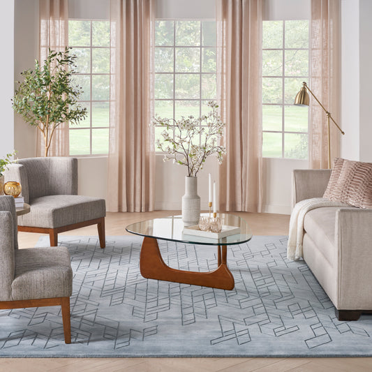 Nourison Alessia ALE01 Blue Rug alternate image