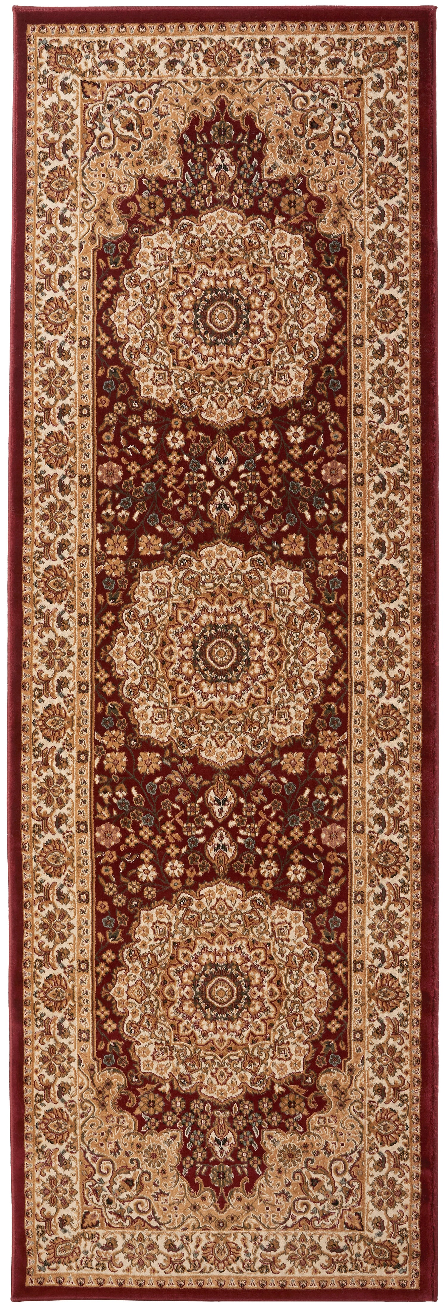 Ruby Red Runner Rug Grand Heritage GH101 Red Runner Rug – Love-Rugs