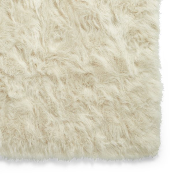Polar Plush Beige Soft Shaggy Rug