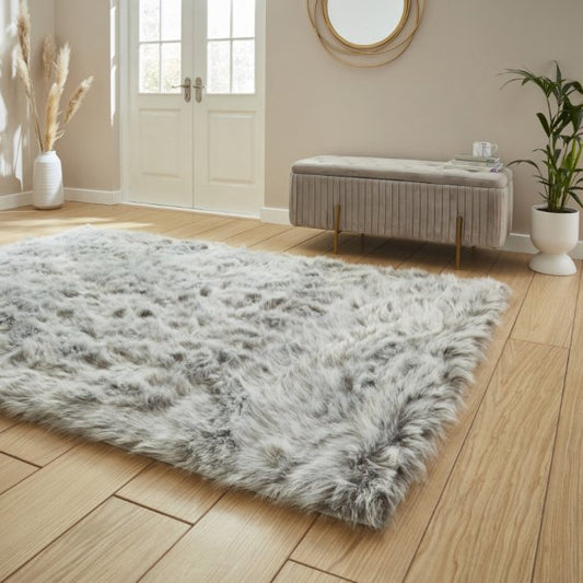 Polar Plush Light Grey Soft Shaggy Rug alternate image