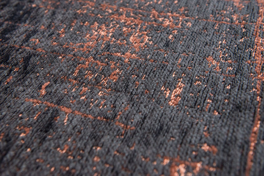 Louis De Poortere Mad Men Griff 8925 Soho Copper Round Rug - Love-Rugs alternate image