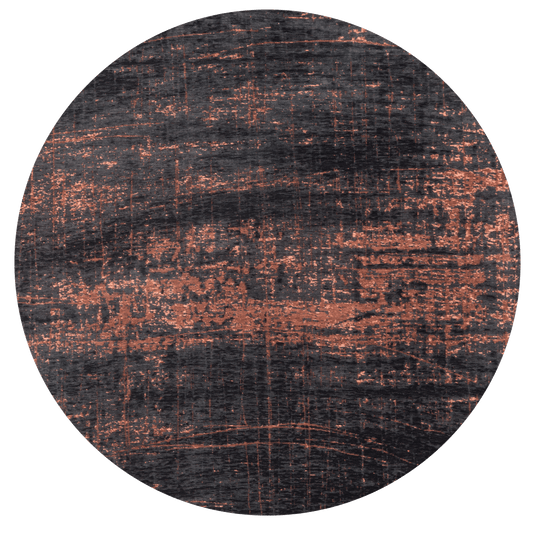 Louis De Poortere Mad Men Griff 8925 Soho Copper Round Rug - Love-Rugs