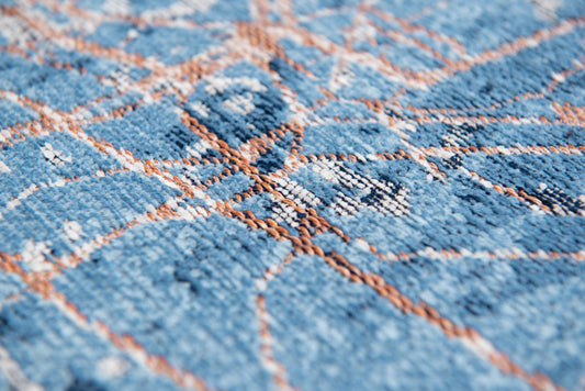 Louis De Poortere Cities Tokyo Conductive Blue 9314 Round Rug alternate image