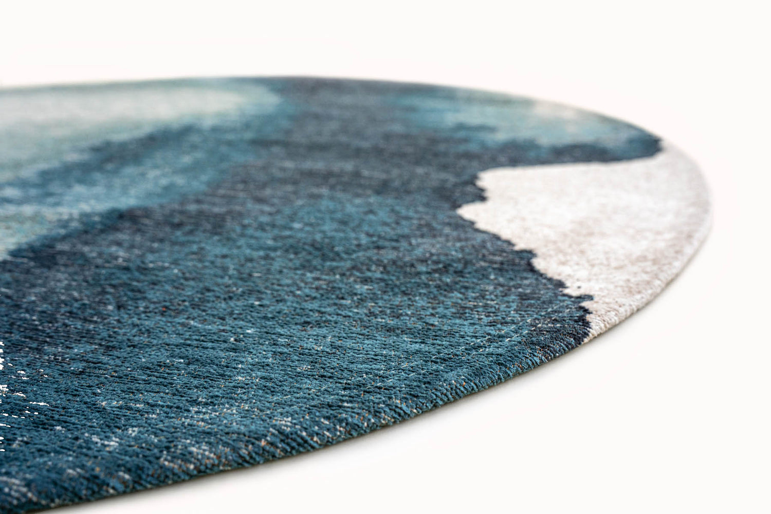 Louis De Poortere Meditation Lagoon 9332 Inkjet Round Rug