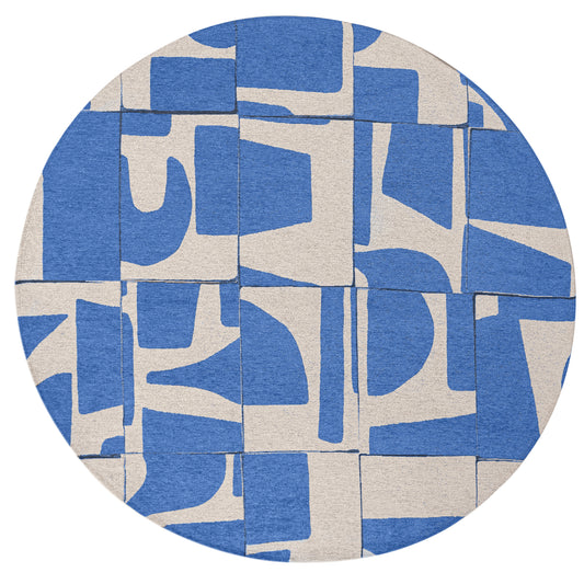 Louis De Poortere Papercut Campanula 9358 Round Rug - Love-Rugs