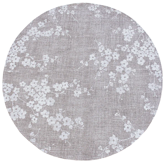 Louis De Poortere Sakura Morning Mist 9373 Round Rug - Love-Rugs