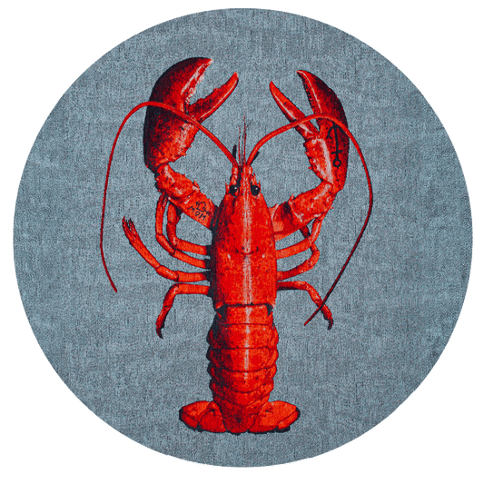 Louis De Poortere Pop Lobster 9389 Round Rug - Love-Rugs