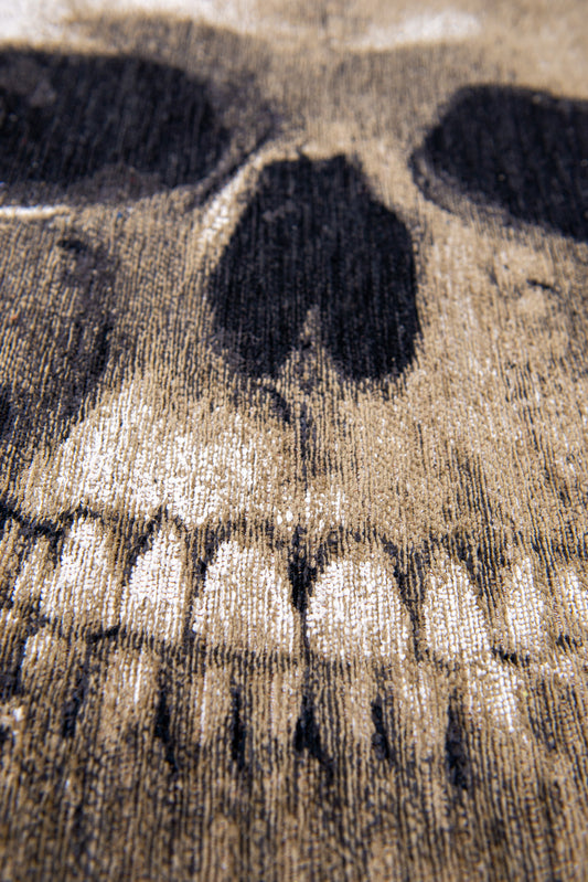 Louis De Poortere Pop Memento Mori Funny Bones 9391 Round Rug - Love-Rugs alternate image