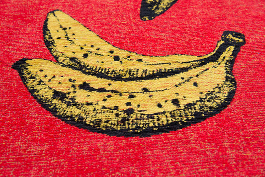Louis De Poortere Pop Banana Miami Red 9392 Round Rug - Love-Rugs alternate image