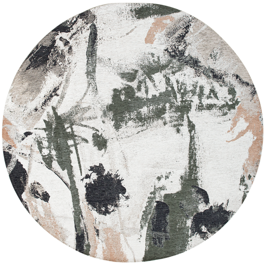 Louis De Poortere Gallery Fresque Indian Rice 9393 Round Rug - Love-Rugs