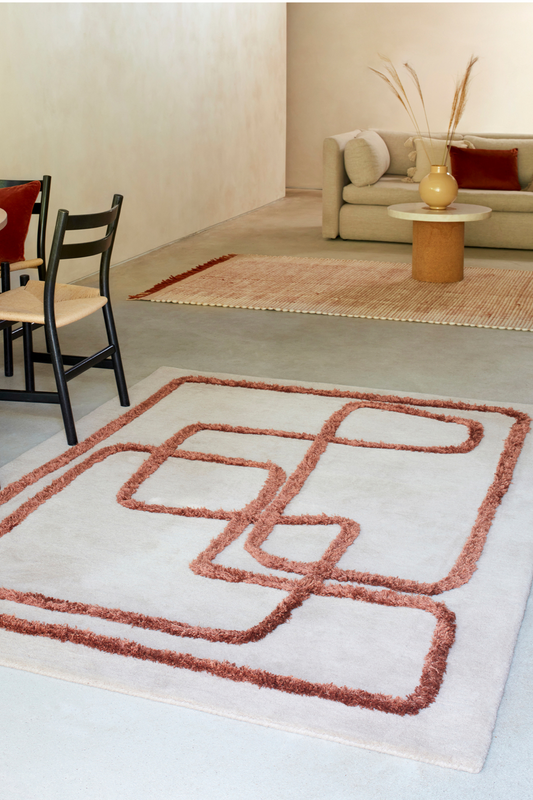 Matrix Infinity Copper Rug - Love-Rugs alternate image