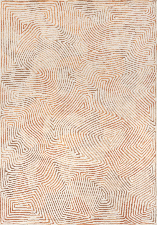Louis De Poortere Meditation Coral 9800 Indian Sand Rug - Love-Rugs