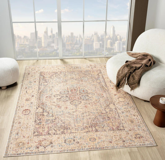 Alia 524AK Beige/Light Blue Rug alternate image