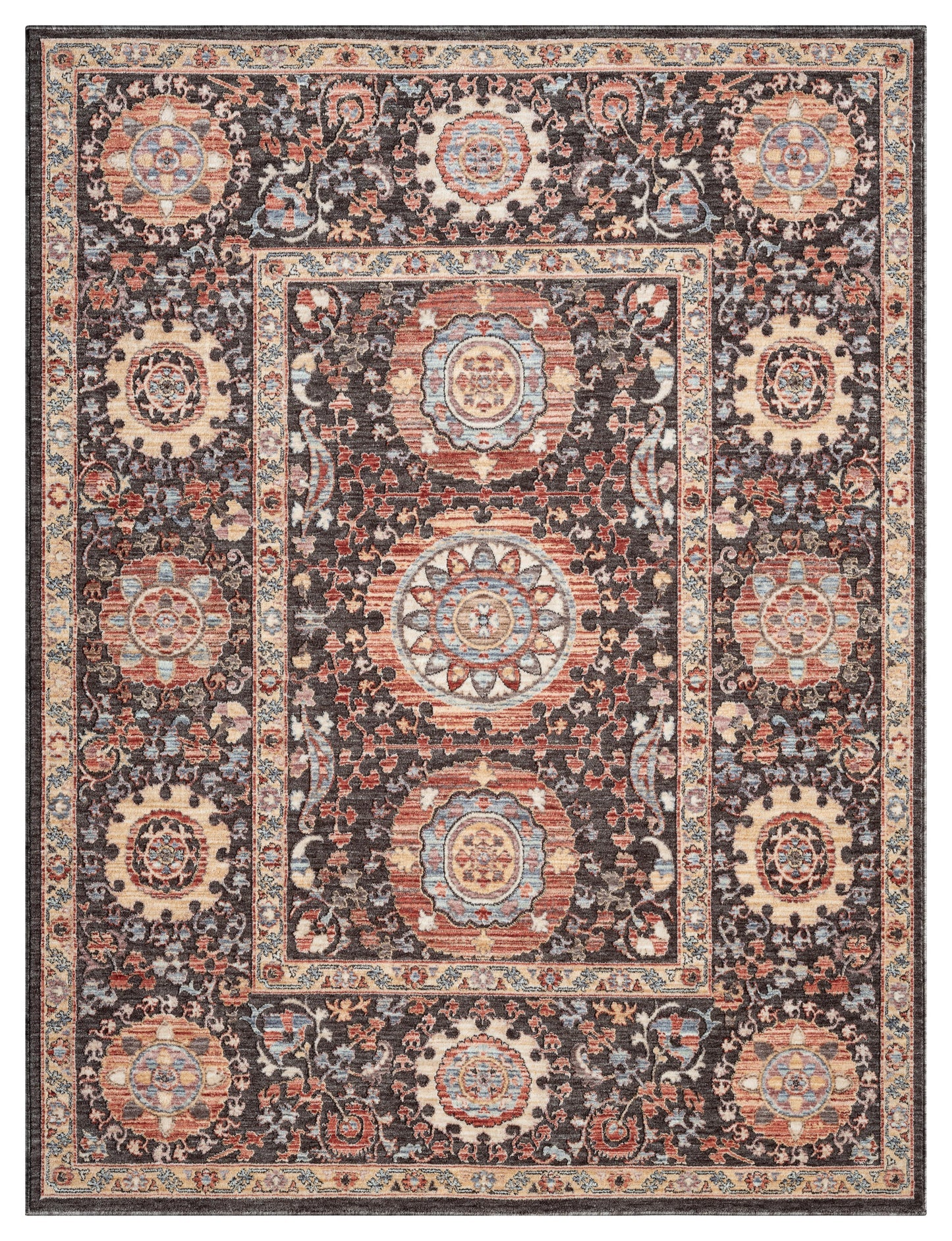 Alia 893GL Anthra/Rose Rug – Love-Rugs