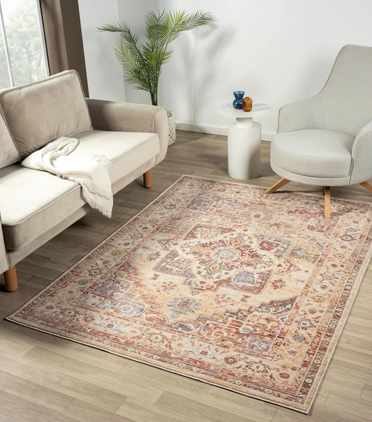 Alia 842GC Beige/Rose Rug alternate image