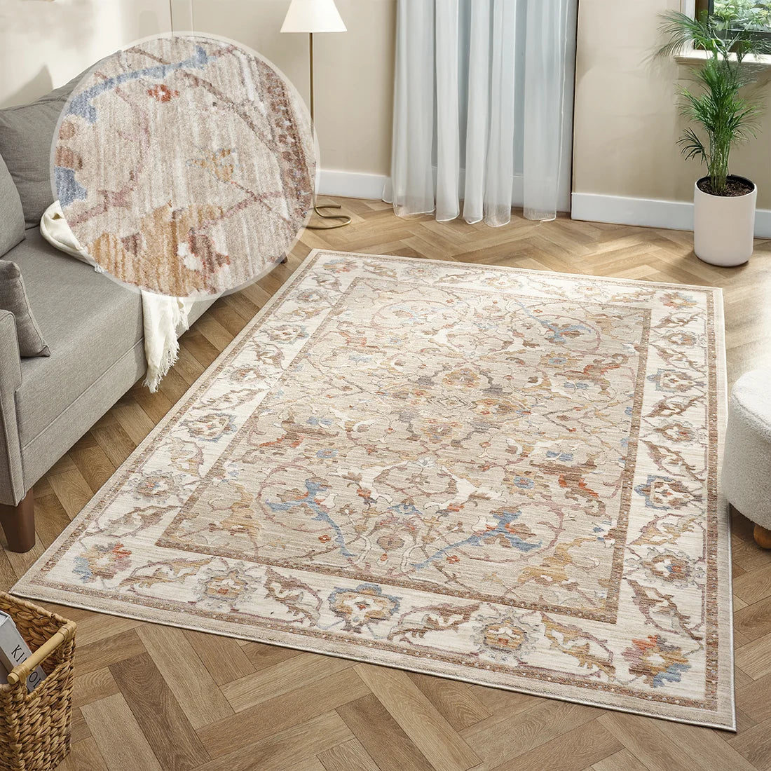 Alia Keyon Beige/Cream Rug