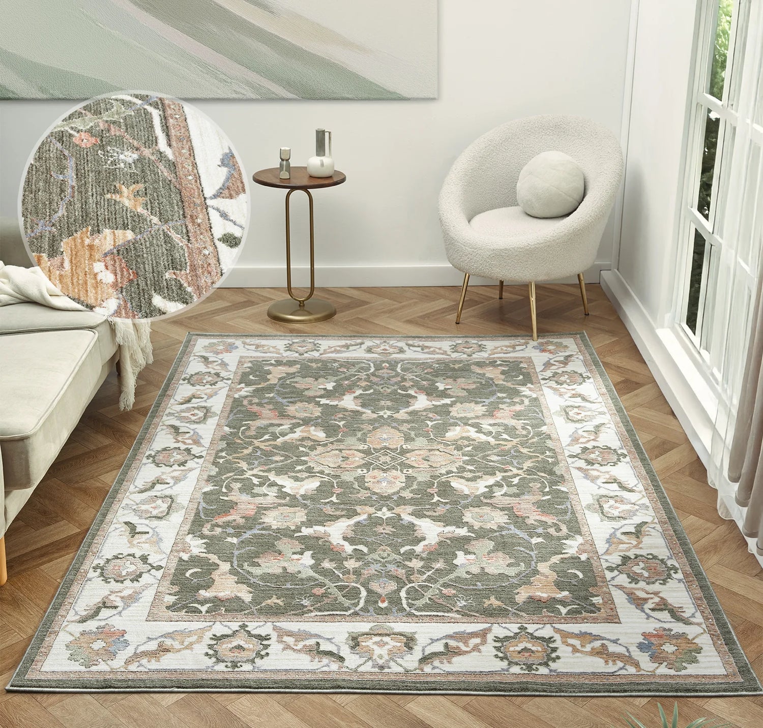 Alia Keyon Green Rug