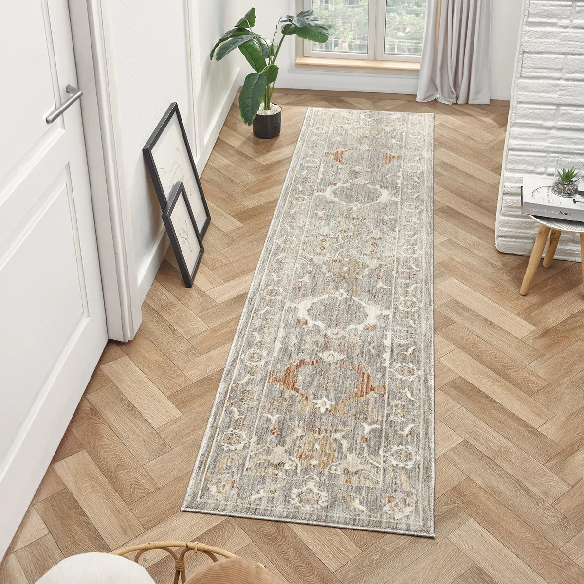 Alia Keyon Grey Runner Rug