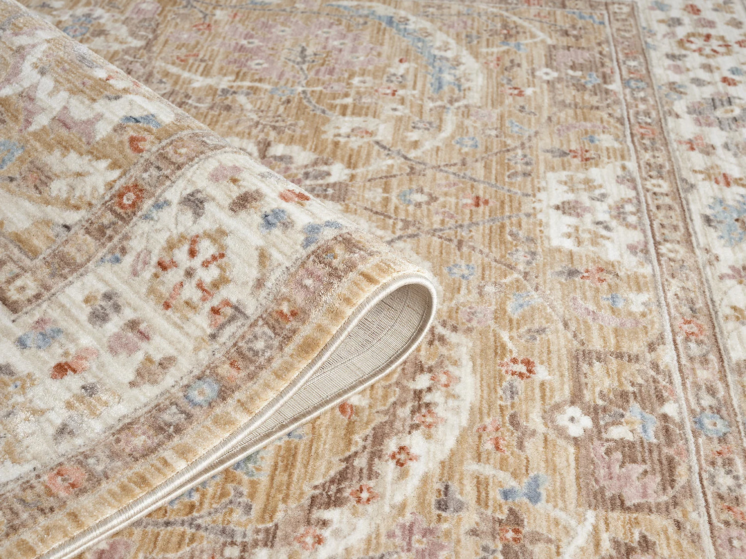 Alia Parisa Cream Runner Rug